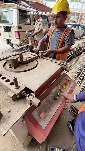 52 reactions · 4 comments | Stirrups Bending Machine || Stirrup Bender #reels #reelsinstagram #reelsviral #stirrupsbender #civilengineering | Dimension Engineering Services - DES | Facebook