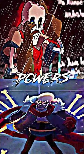 Dustbelief Papyrus VS Disbelief papyrus (Teach Tale Undertale VSAnimation)