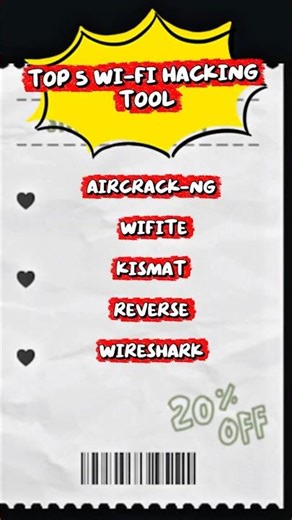 Top - 5 Wi-Fi Hacking tools | 🔥Kali Linux software | Password crack