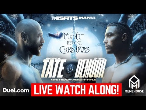 ANDREW TATE VS CHASE DEMOOR LIVE WATCH ALONG & PLAY BY PLAY!