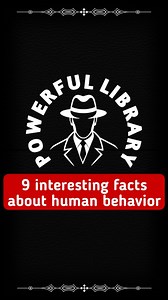 15K views · 298 reactions | 9 interesting facts about human behavior | Power library | Facebook