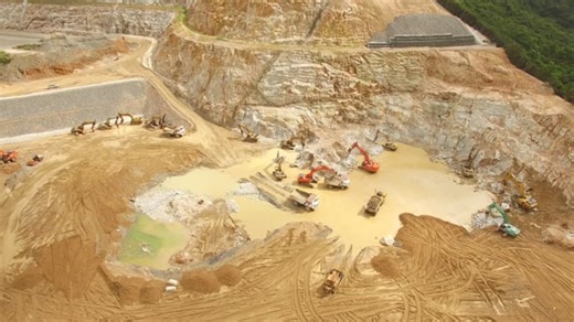 Construction Site, Excavator