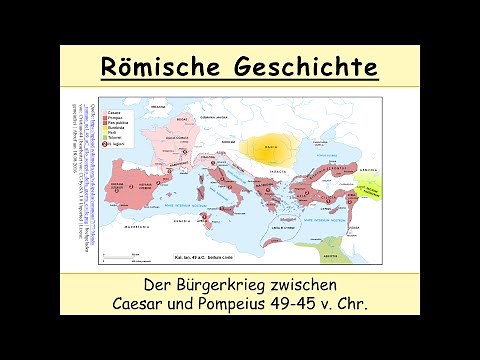 Römischer Bürgerkrieg zwischen Caesar und Pompeius 49-45 v. Chr. (Vorgeschichte) 1/3