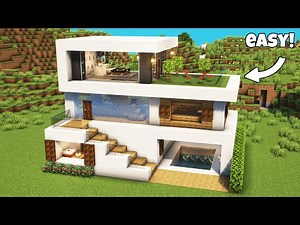 Minecraft Ultimate Modern House Tutorial⚒️