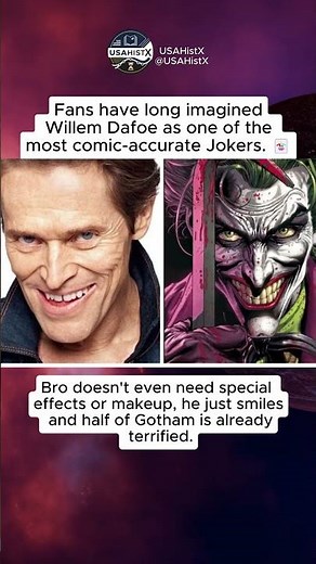 Willem Dafoe Was Born to Play the Joker
