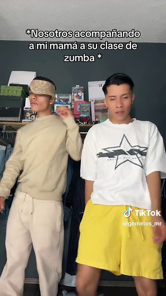 Risas y diversión en la clase de zumba con las gemelas humoristas