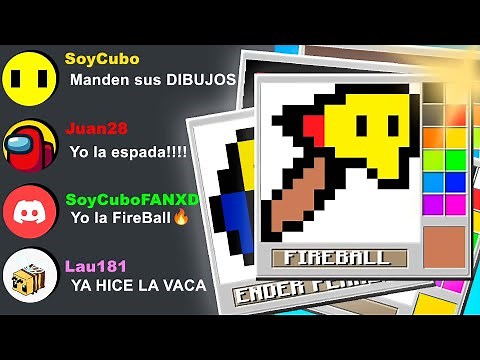 I created a texture pack with drawings from my subscribers in Minecraft.