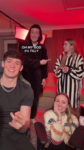 The question is… who’s the imposter? @Max And Harvey #maxandharvey #siblings #twins #tilly #imposter