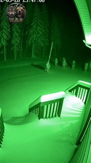 TERRIFYING: Alpha Wolf Attacks Security Camera at Remote Snowy Cabin! 😱🐺💥