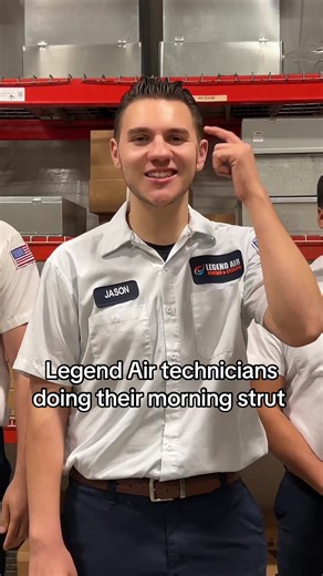 No one: The techs at 7 AM:🚶🚶🚶#HVAC #workhumor #northdallas #fyp