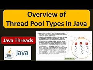 Overview of Thread Pool Types in Java | Thread pool in Java | Java thread pool | Java Threads