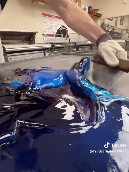 We're Making Super Sour Blue Candy 😱🤤#candysweet #makecandy #sugar | Making Candy