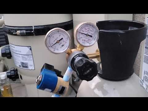 Control your PH using CO2 / carbon dioxide on Swimming pools / spas