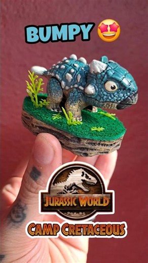 BUMPY JURASSIC WORLD DIORAMA #jurassicworld #diorama #handmade #diy #art #toys #dinosaur #unboxing