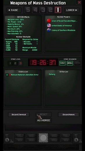 Dropping a nuke in the Cold War mod in Hoi4 #shorts #hoi4