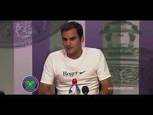 Roger Federer Wimbledon 2017 final full english press conference