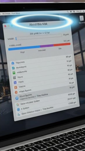 How to check your Mac's storage space and what's using it? 📊💻 #youtubeshorts