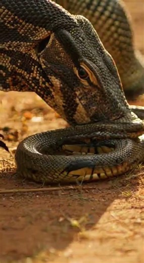 Varan Vs snake 🐍!