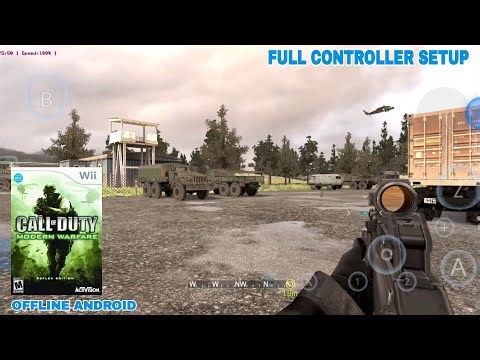 Call of Duty: Modern Warfare: Reflex Edition Gameplay On Dolphin Emulator Android+Controller Setup