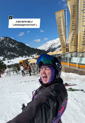 Skiing Hunt for Champagne in Andorra