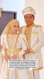 YEST TO RETO NAG KA KILALA SILA DAHIL SA PINSAN NI BRIDE NA KAIBIGAN NI GROOM NAG PA REGARDS LANG C GROOM KAY BRIDE KAYA AFTER 2 YEARS NILANG LDR NAPAG ISIPAN NI GROOM NA MAG PAKASAL NALANG SILA CONGRATULATIONS 💫 | Johaimen Joshua