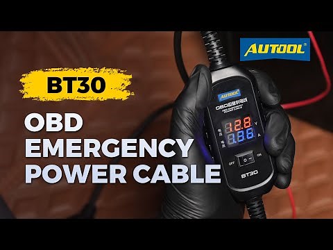 How to Use AUTOOL BT30: ECU Memory Saver Cable OBDⅡ Setup, Benefits & Demo