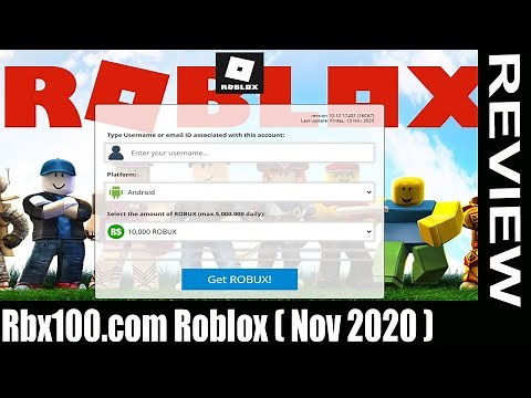 Rbx100.com Roblox (Nov 2020):Free Robux Generating Site: Everyone Must Watch! | Scam Adviser Reports