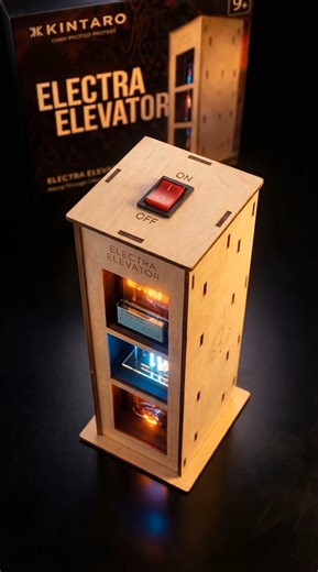 Learning goes vertical.The Kintaro Elevator Toy Model is a hands-on innovation kit