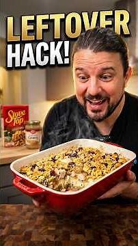 The Easiest Way To Use Your Thanksgiving Leftovers 🥧 #foodhacks #thanksgiving