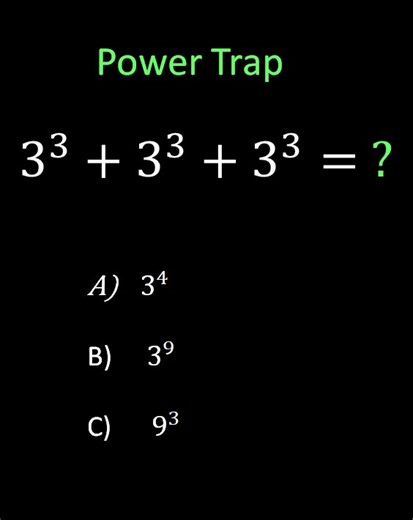 Most people will answer this wrong 🤯 Think twice before you comment! Adding powers or multiplying powers? #mathematics #mathskills #viralreelschallenge | MATHS learning HUB- MLH