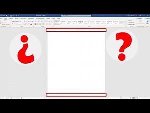 WHY DO THE TOP AND BOTTOM MARGINS DISAPPEAR IN WORD