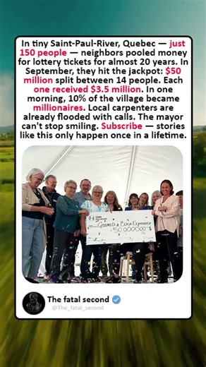 🎰🏘 150 People. 14 Millionaires. One Village