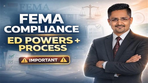 FEMA Compliance Explained | ED’s Authority Legal Process (Notice, Investigation, Compounding) | CA.Vivek Khurana