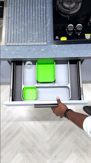 Modern Häfele Kitchen in Super Matt Acrylic | Premium Modular Kitchen #legacystudio #panvel