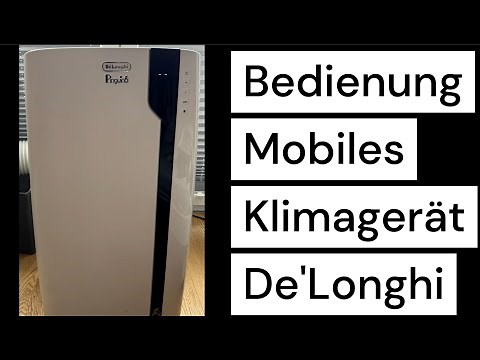 Air conditioner operation and commissioning, model De'Longhi Pinguino