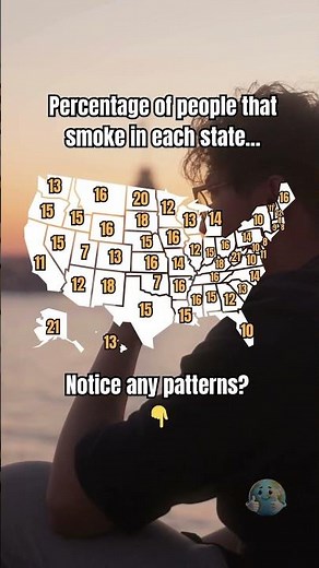 Which U.S. States Smoke the Most? | Smoking Rates Map