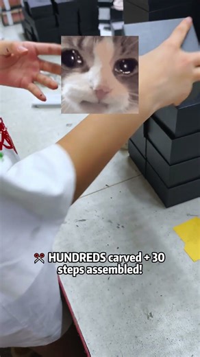 Inside our factory 🏭 How we handcraft these 3D memo pads with love! #shorts