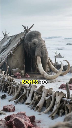 How Humans Built Homes From Mammoths #mammoth #ancienthomes #archaeology