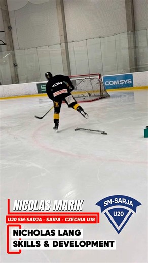 Nicolas Marik - SaiPa U20 - SM-Sarja - skill practice with Nicholas Lang