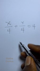 20K views · 74 reactions | Linear equation with fraction | Mathematics Genius | Facebook