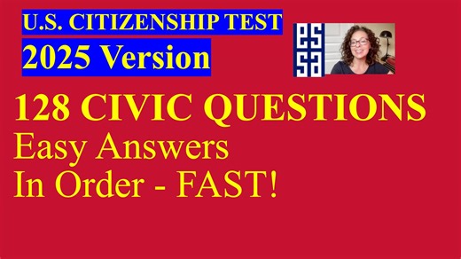 🗽Naturalization Certificate Holder: https://amzn.to/3ZzS2m1 Prepare for the 2025 U.S. Citizenship Test for the Naturalization Interview with this comprehensive study guide! We cover all 128 civics questions and answers for the 2025 version of the test. (If you apply for naturalization on or after Oct 20, 2025, you’ll be asked up to 20 questions from this list and need 12 correct to pass) This video will help you learn about American government, history, and civic principles – everything you nee