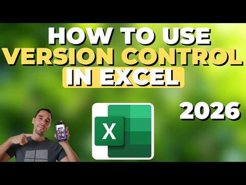 How To use Version History In Excel (2026)