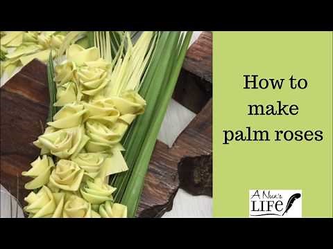 Palm Sunday Series: How to make roses out of palms, with Sister Carol Ann and Linda.