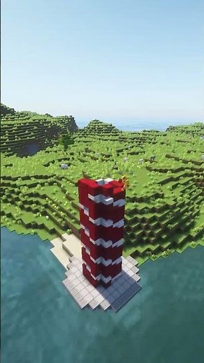 How to build Lighthouse in Minecraft #minecraft#fun#minecraftbuilding #mctutorial#trending#memes#fyp