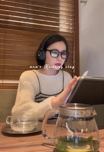 メッシュニットの編み図と編み方