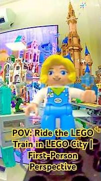 "First-Person POV LEGO City Train Ride"