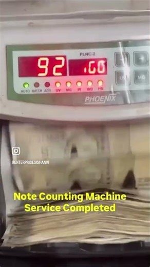 Fake Note Counting Machine