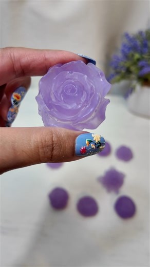 Lavender Flower Soap #soap #soapmaking #diysoap #diy