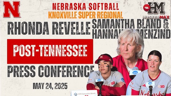Nebraska Softball Coach Rhonda Revelle & Players - Post Tennessee Knoxville Super Regional Game 2