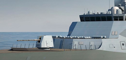 In focus: the 127mm Mk 45 gun that will equip the Type 26 frigates - Navy Lookout